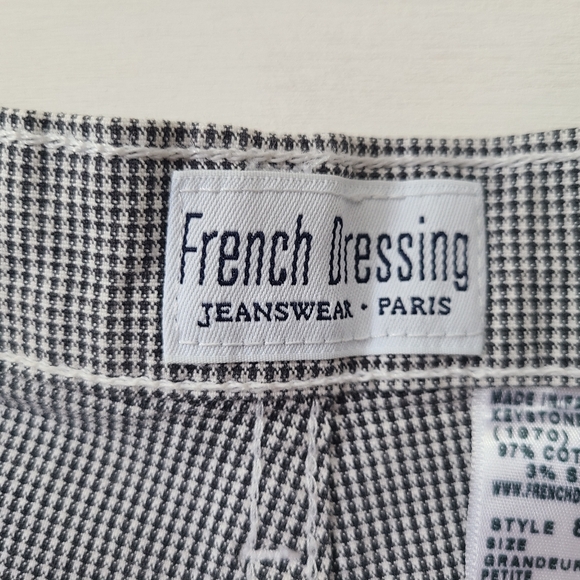 *SOLD* French Dressing high rise micro-gingham shorts - Picture 4 of 11